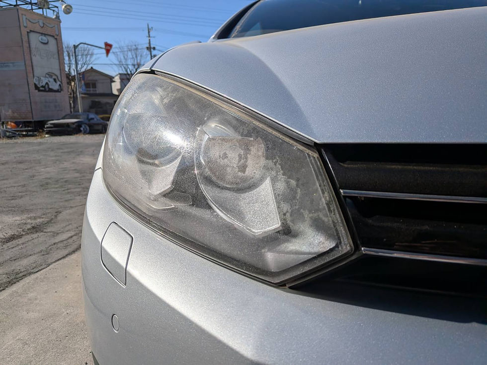 フォルクスワーゲン ゴルフ6/レンズ交換/ヘッドライト殻割り/ヘッドライトリペア/ヘッドライトクラック除去/車両持込/東京都