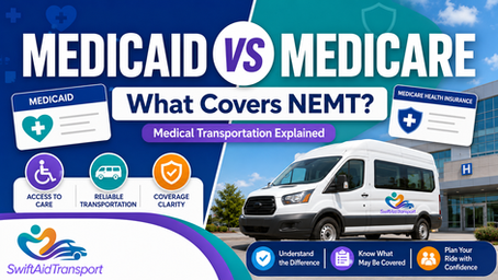 SwiftAid Transport explain Medicaid and Medicare
