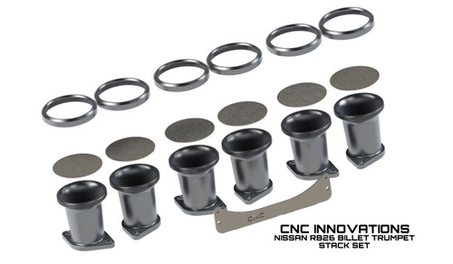 NISSAN RB26 BILLET TRUMPET STACK SET (With Threaded Top Ring & ITB