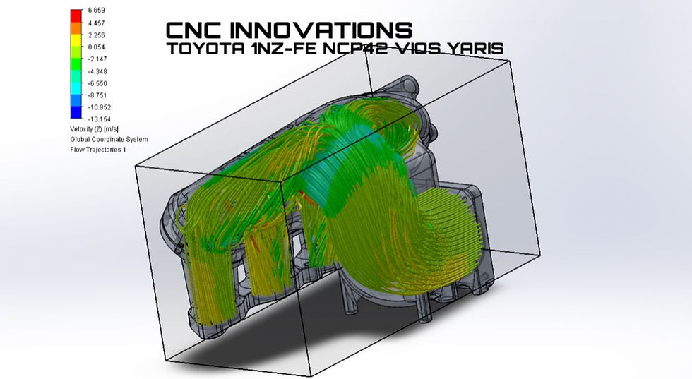 Thumbnail: TOYOTA 1NZ 1NZ-FE NCP42 VIOS YARIS BILLET ULTIMATE AIR STREAM INTAKE MANIFOLD