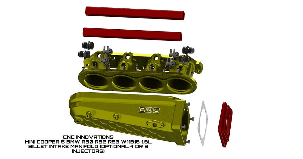 Thumbnail: MINI COOPER S BMW R50 R52 R53 W11B16 1.6L BILLET INTAKE MANIFOLD (OPTIONAL 4 OR