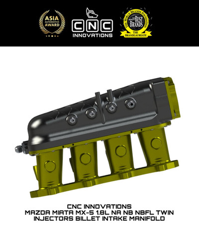 MAZDA MIATA MX-5 1.8L NA NB NBFL TWIN INJECTORS BILLET INTAKE