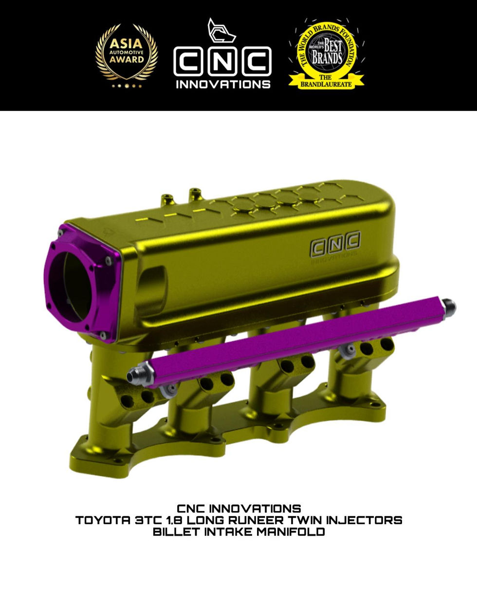 Thumbnail: TOYOTA 3TC 1.8 LONG RUNEER TWIN INJECTORS BILLET INTAKE MANIFOLD