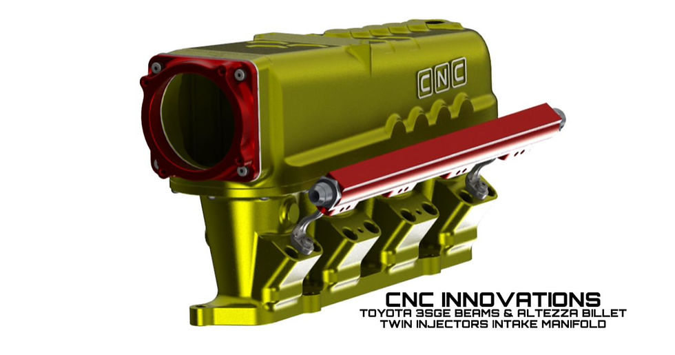 Thumbnail: TOYOTA 3SGE BEAMS & ALTEZZA BILLET TWIN INJECTORS INTAKE MANIFOLD (optional 4 o