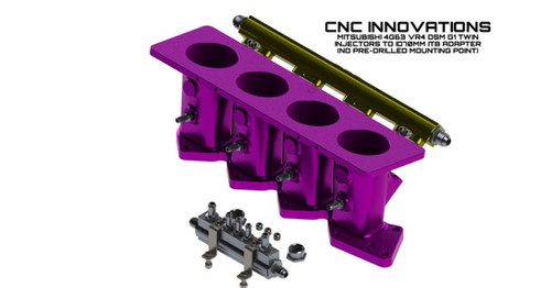 MITSUBISHI 4G63 VR4 DSM G1 TWIN INJECTORS TO ID70MM ITB