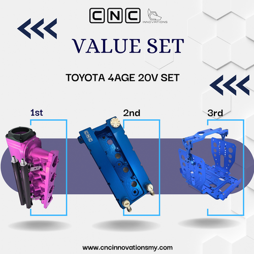 アグロタワー　パーツ TOYOTA 4AGE 20V SET (VALVE COVER & INTAKE MANIFOLD) | CNC INNOVATIONS