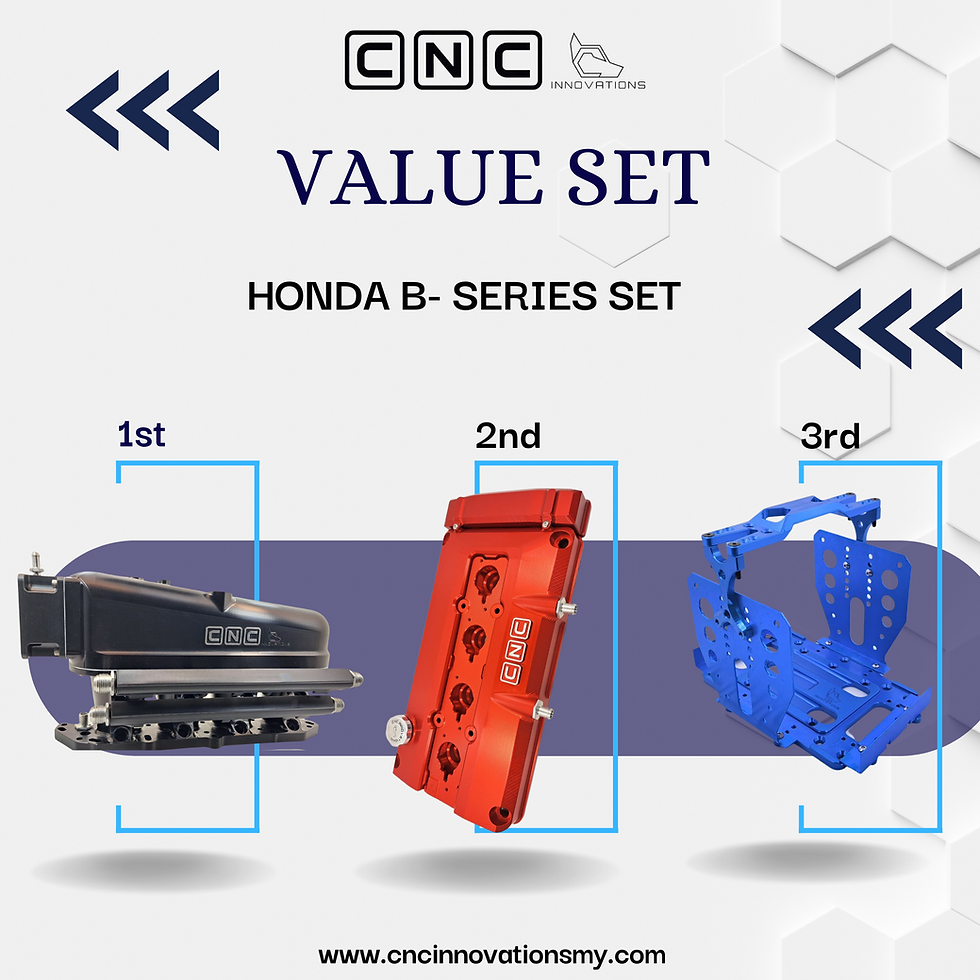 Thumbnail: HONDA B- SERIES SET (VALVE COVER WITH TIMING BELT COVER AND INTAKE MANIFOLD )