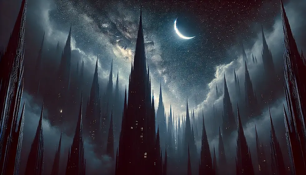 guglie in una notte stellata