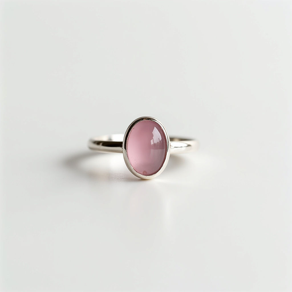 Anel Quartzo Rosa