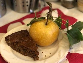Asian Pear Gingerbread