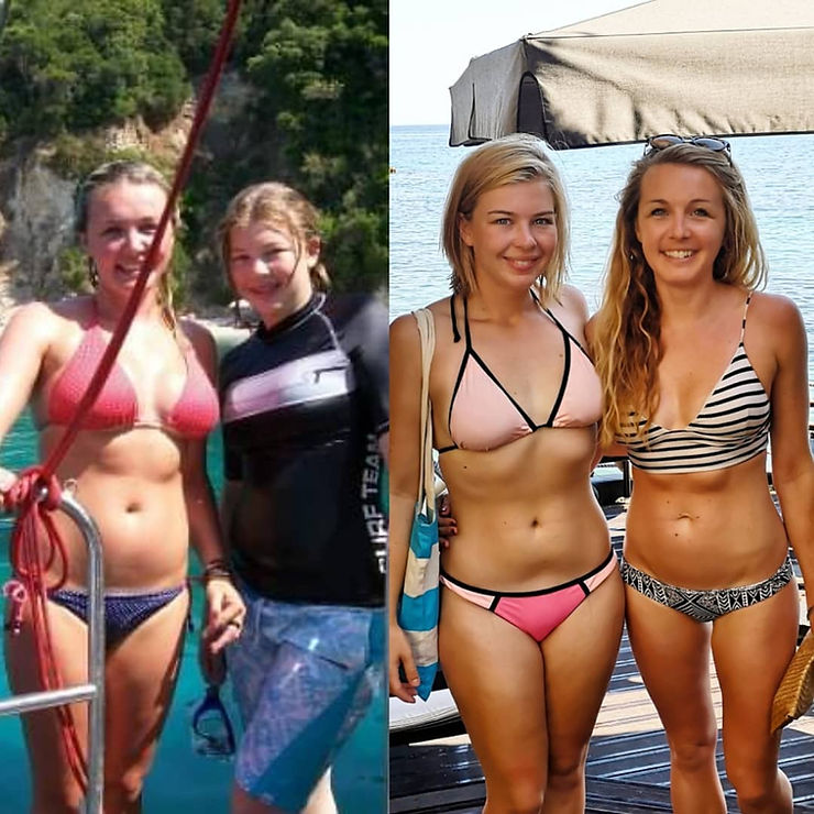 Amy & Alice Neilson 2008 versus 2018