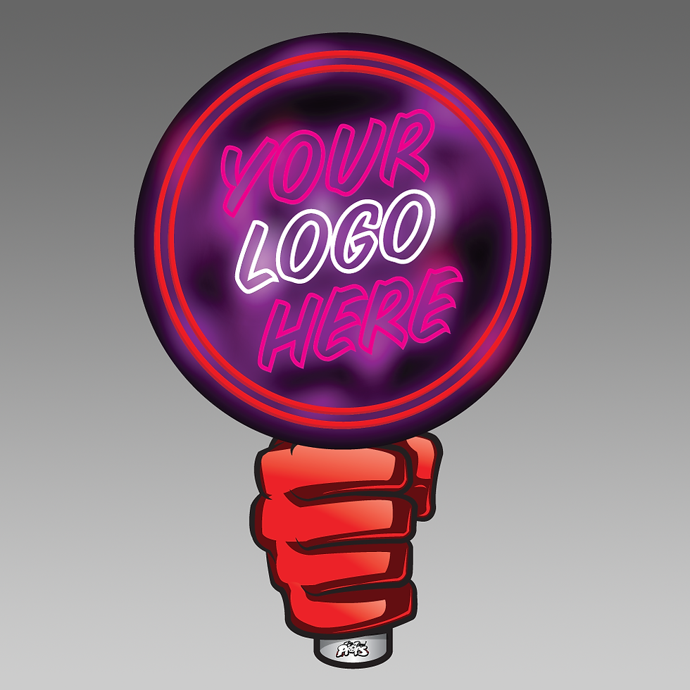custom sports team neon logo sign