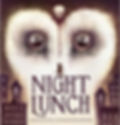 Book cover - Giant Owl's face in the sky behind a city skyline.