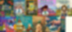 Collage of the book covers of nine of Anita's published books.