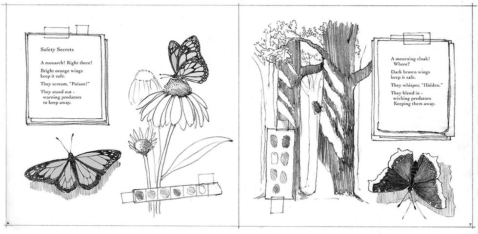 Beginning rough sketch of the image below.