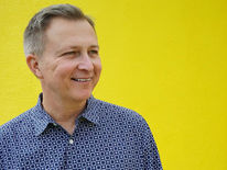 Photo of author/illustrator Lane Smith. Photo credit Bob Shea.