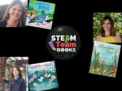 Collage of the author's photos and book covers.