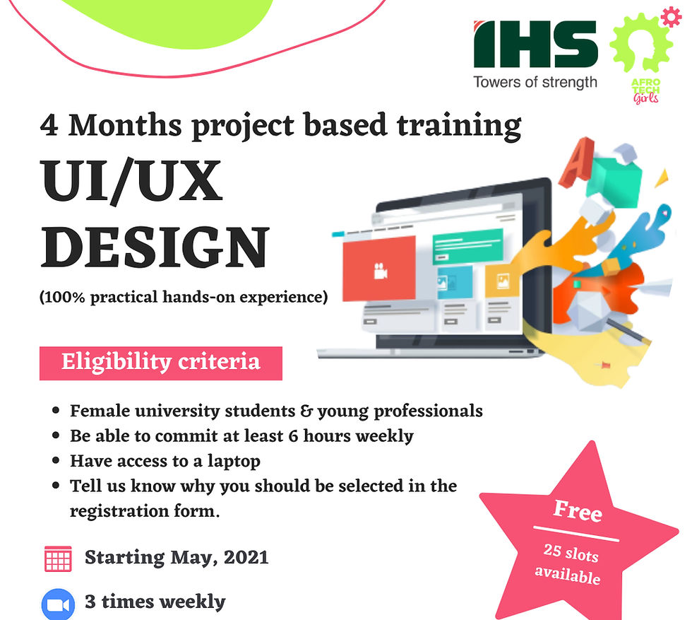 Inside the IHS UI/UX Training In Collaboration with Afro-Tech Girls