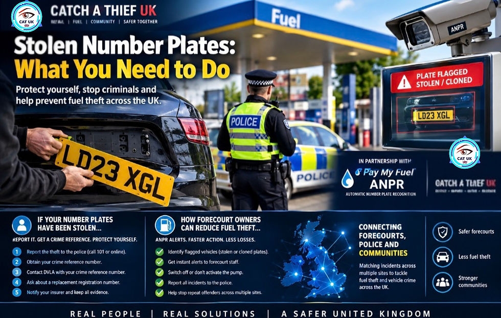 CATCH A THIEF UK | NATIONAL VEHICLE CRIME & FUEL THEFT PREVENTION