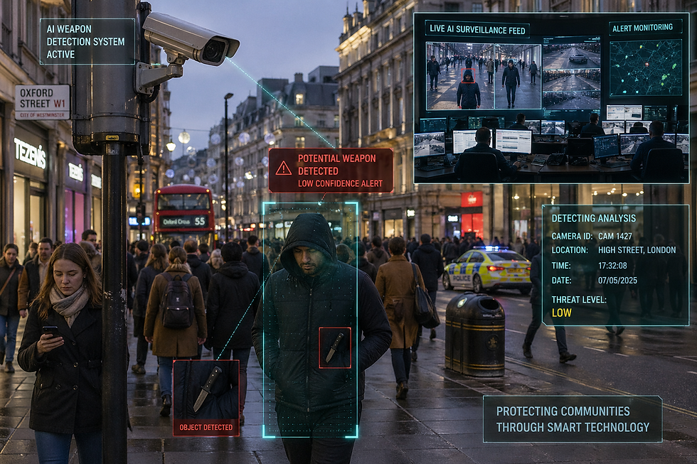 AI Knife Detection Trials Expand Across UK Streets and Transport Hubs