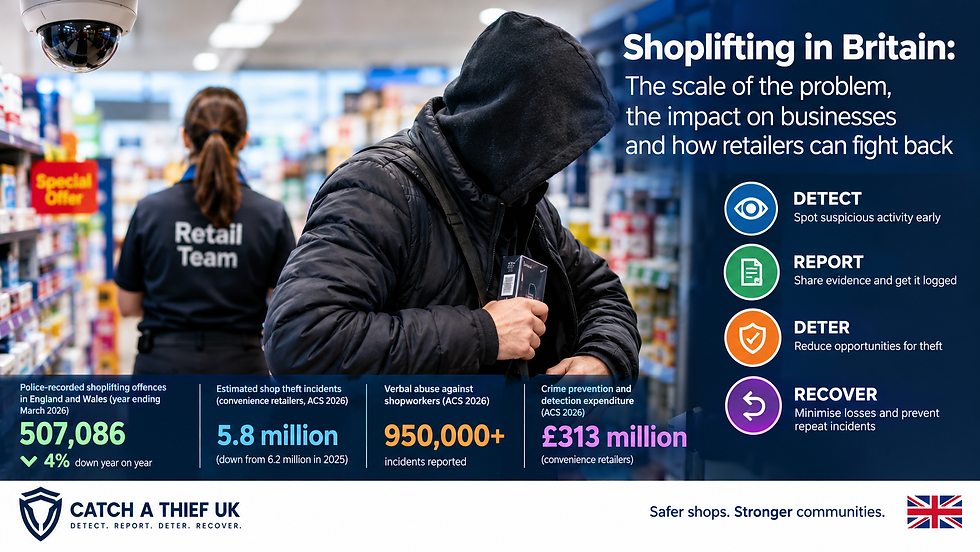 CATCH A THIEF UK
NATIONAL RETAIL CRIME REPORT