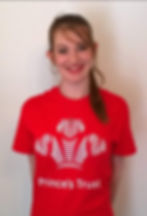 Farrah at the Princess Trust