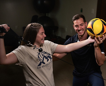 Outdoor athlete recovering with chiropractic care after injury