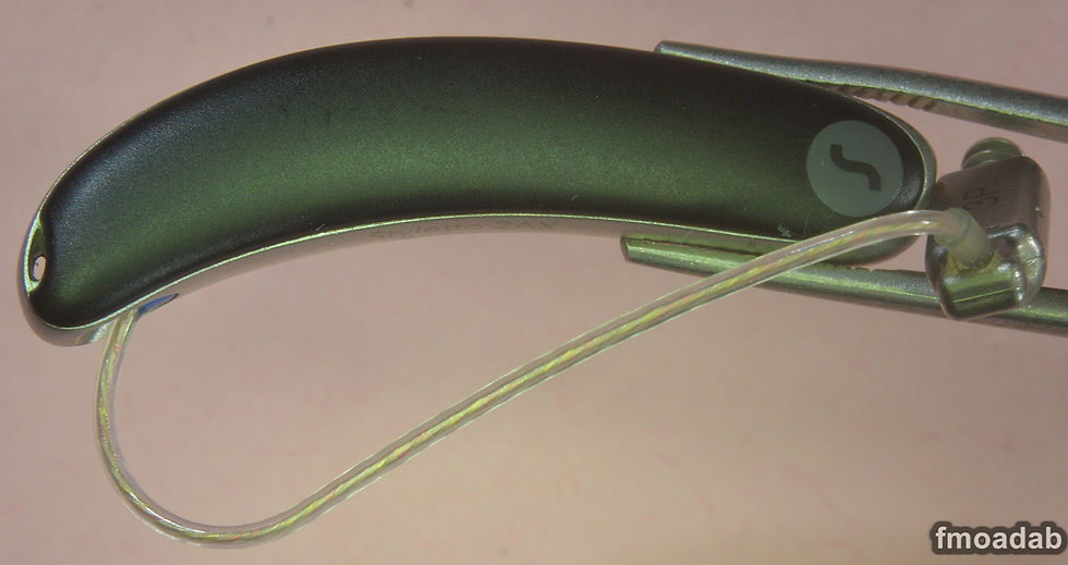 Thumbnail: Left side Signia Styletto 2AX RIC digital hearing aid