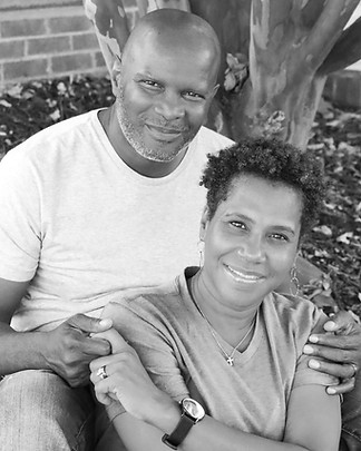 Frank & Michelle-BW-tree smiles.jpeg