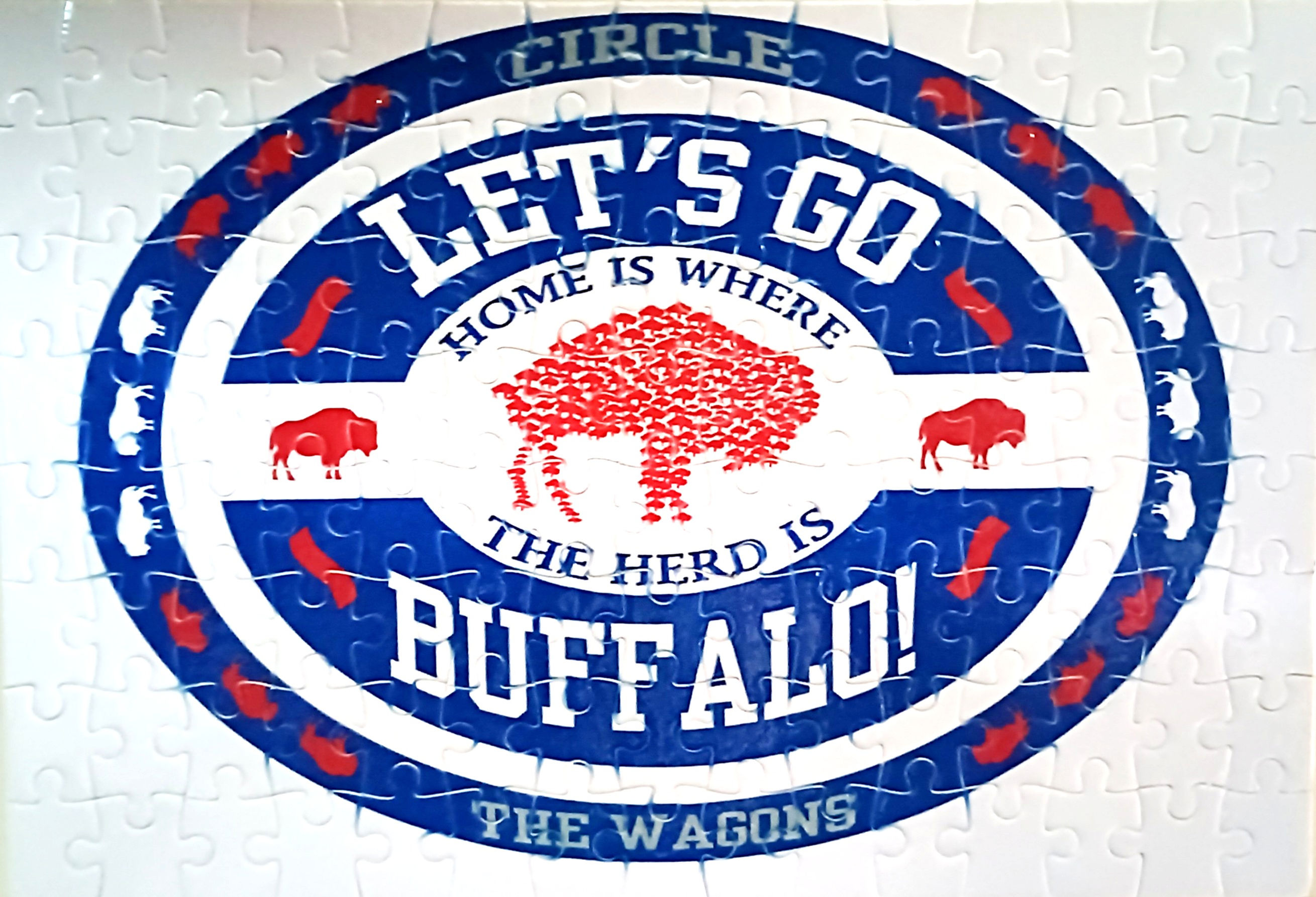 120pc "Circle The Wagons" Puzzle