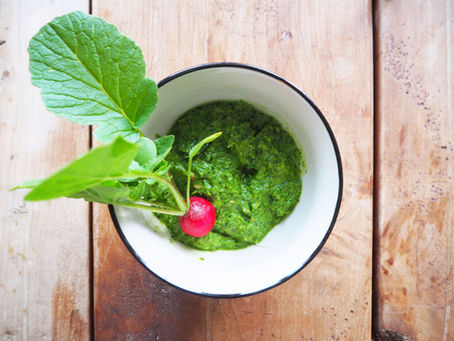 Radieschenkraut-Pesto