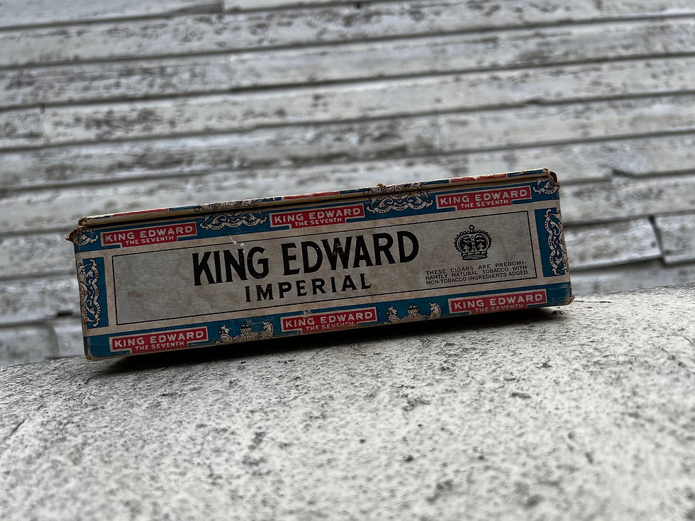Thumbnail: Vintage King Edward Cigar Box 8 Cents