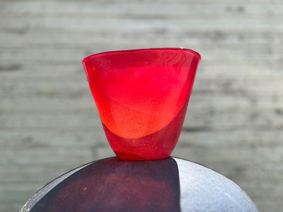 Thumbnail: Murano Style | Ruby Red | Scavo Vase