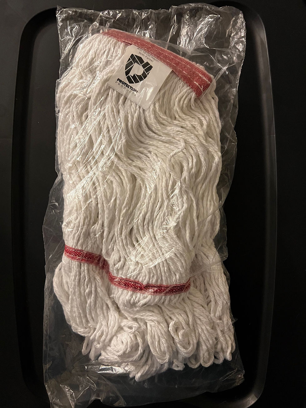 Thumbnail: 3 Protection Products Mop Strings #20 16 OZ Rayon With Fantail