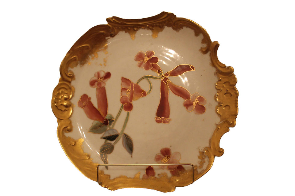Vintage | W. G. & Co. | French Porcelain Hand-Painted Tray