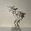 Thumbnail: Vintage Metal Bird and Vine Candle Holder| Height 12 in