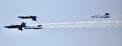 Blue Angels Upside Down