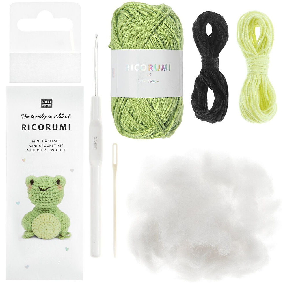Thumbnail: crochet frog kit