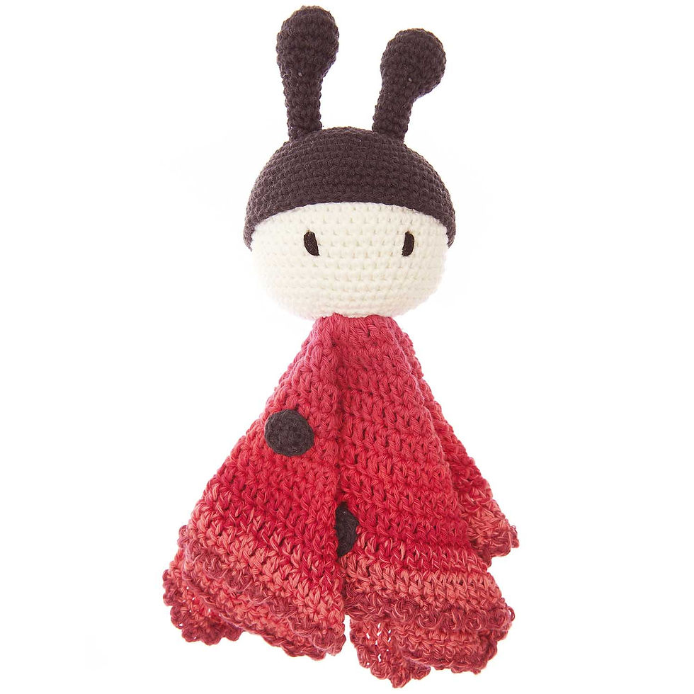 Thumbnail: Ricorumi Baby Blankies Crochet Ladybird
