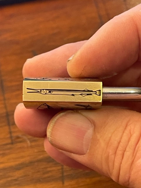Thumbnail: "One of a Kind" - Engraved Marine Padlock.