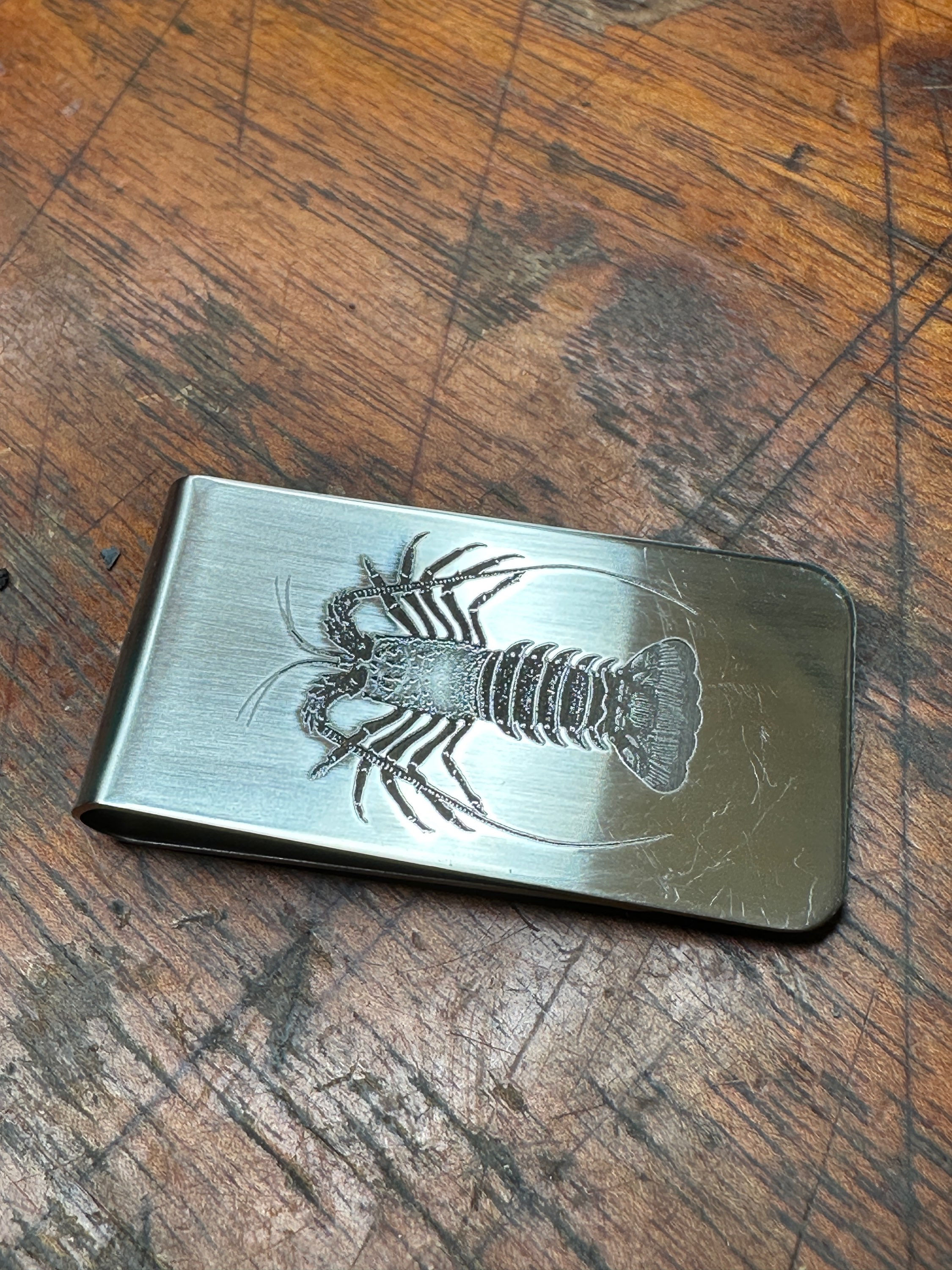 CopStainless Steel Lobster Money Clip