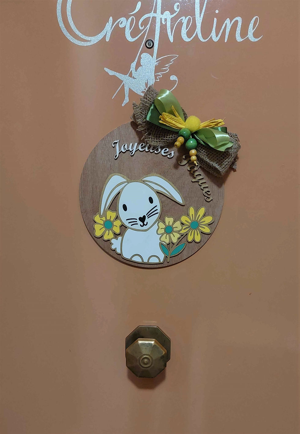 Miniature : PLAQUE DE PORTE LAPIN sur la porte
