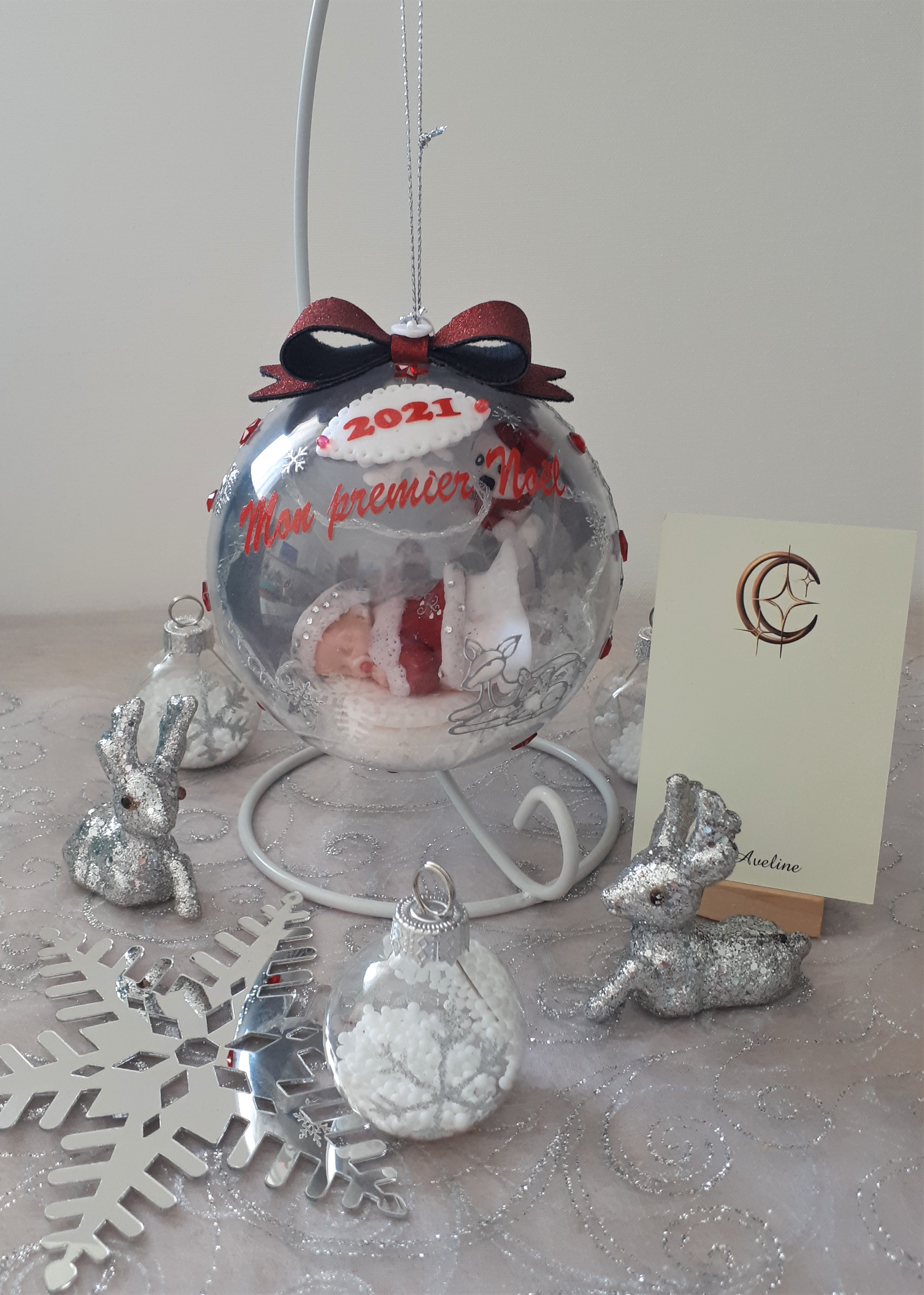 Boule MON PREMIER NOEL modèle 1