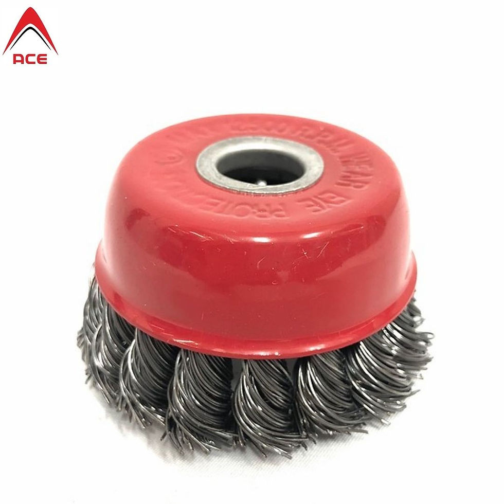 Thumbnail: Crimped/Twisted Wire Cup Brush Stainless Steel