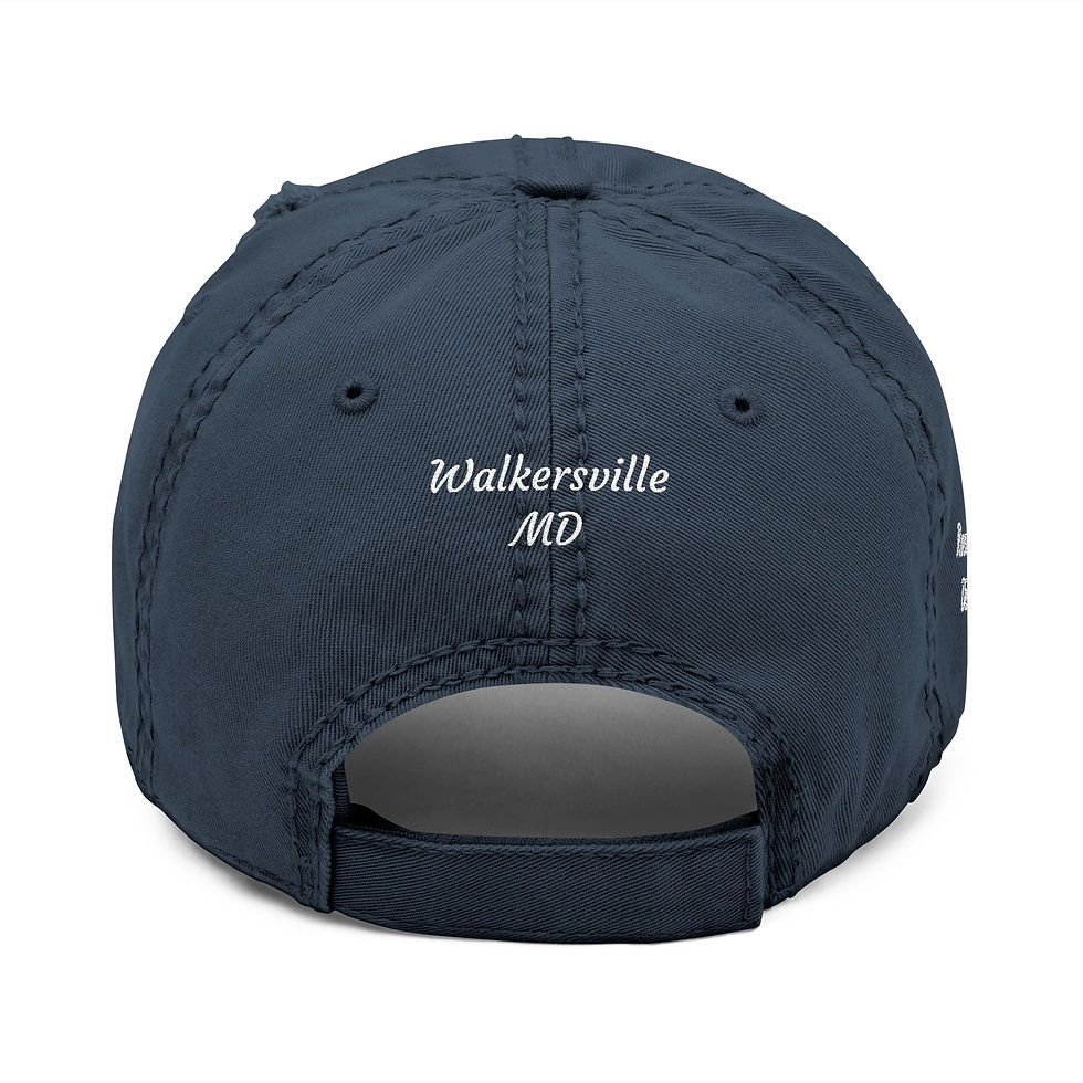 Thumbnail: Farm to Flask Distressed Hat – Embroidered Rustic Whiskey Cap