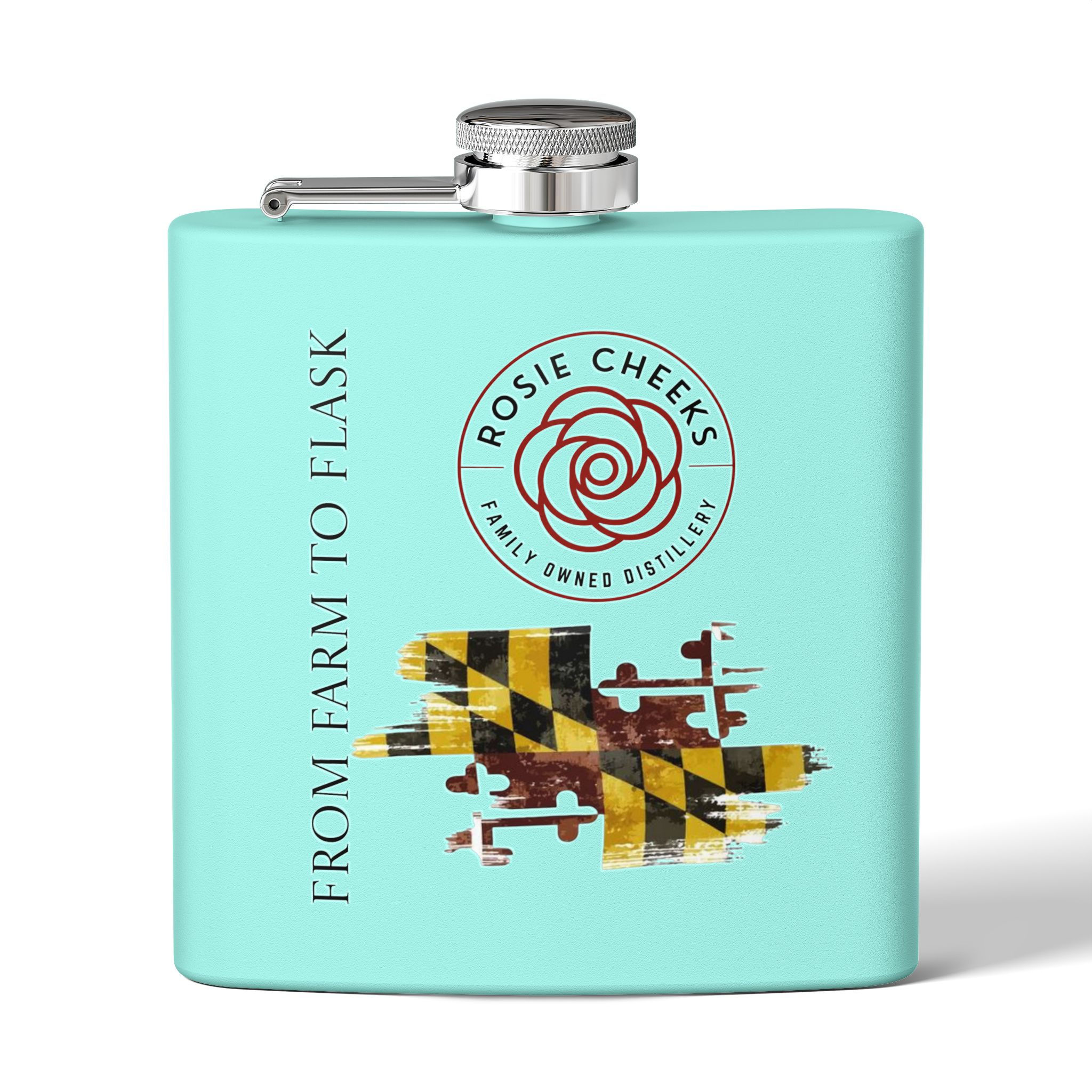 Stainless Steel Flask, 6oz
