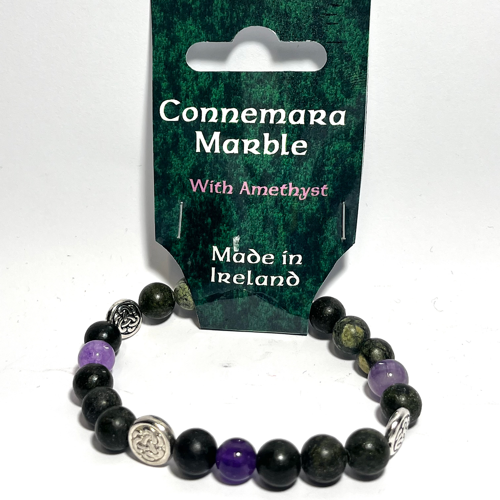 Thumbnail: Connemara Marble Beaded Bracelet