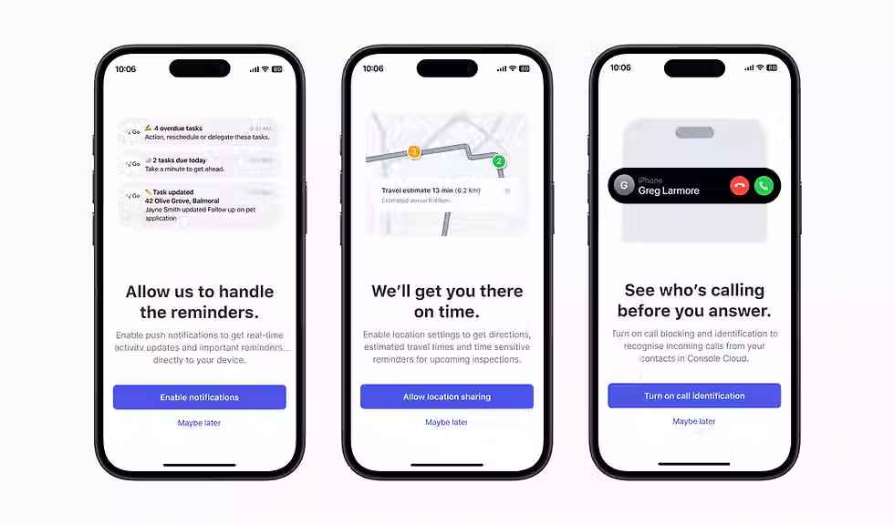 What' new screens