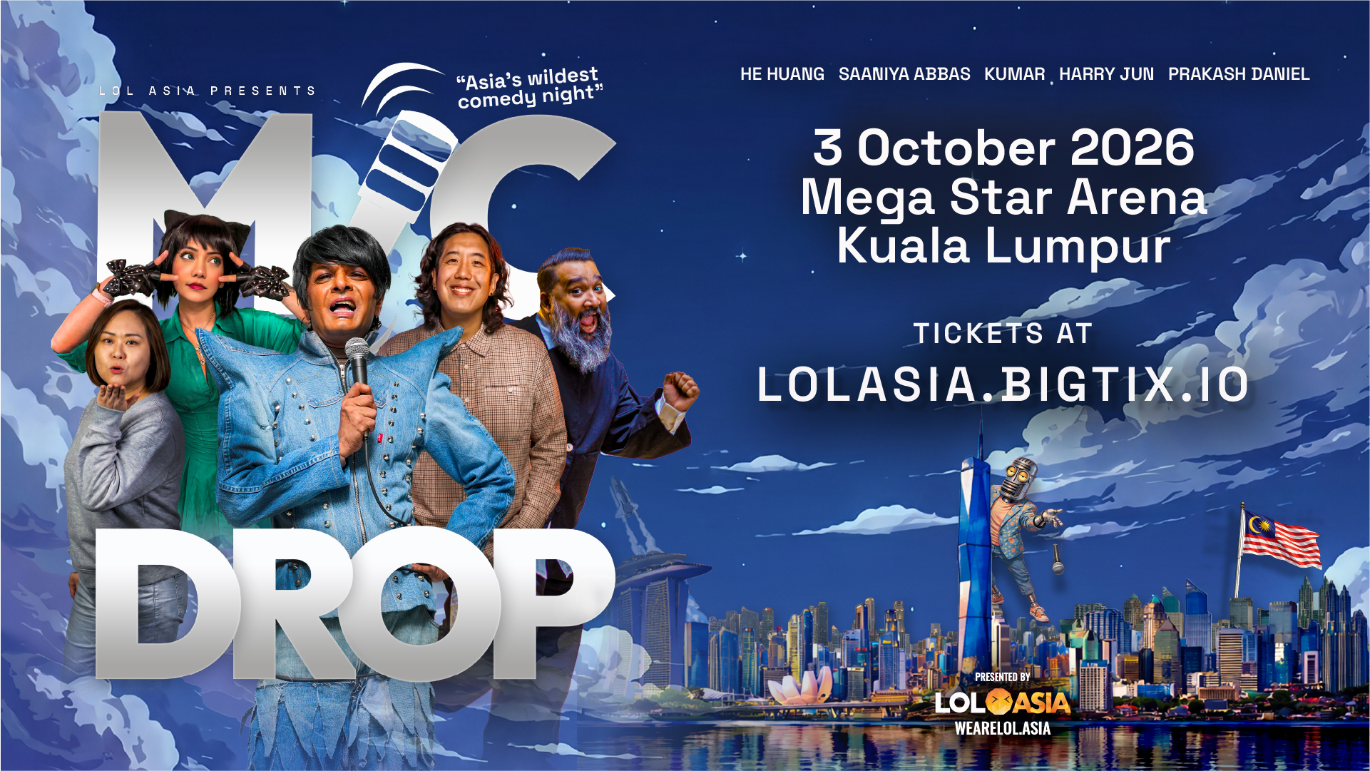 MIC DROP: Asia's Wildest Comedy Night - MIC DROP Asia Tour 2026