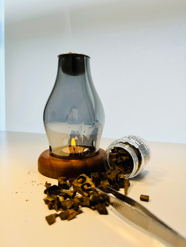 Agarwood Candle Incense Burner 隔火奇楠沉香炉| Rhyme Sanskrit